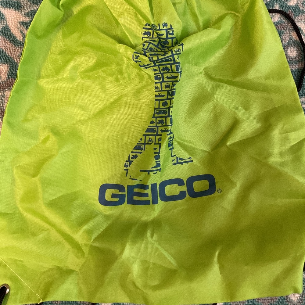 Geico Drawstring Cinch Bag